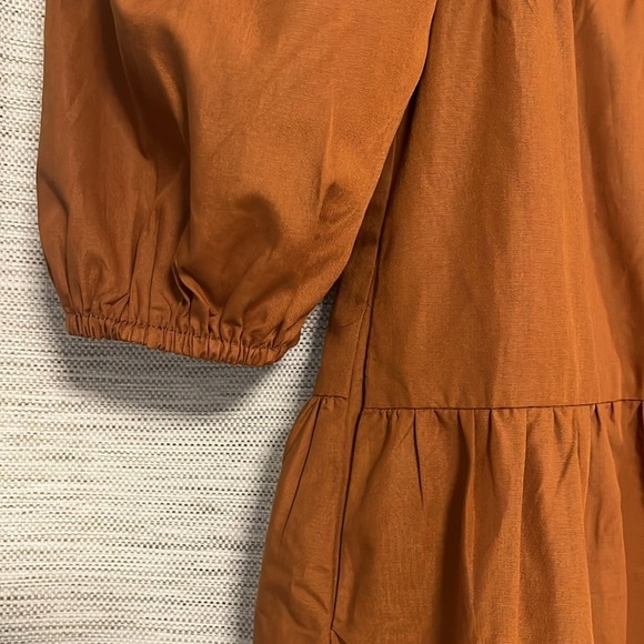 En Saison Brown Tiered midi Dress - XS - Picture 6 of 8